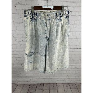 VTG Saturdays Season D Acid Wash Jean Denim Shorts 80’s Retro Men’s L (31x11)